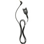 Dect/GSM Cable: 100 cm ED cable to 2.5mm - 3 Pole jack plug without microphone damping. For deskphones such as Panasonic